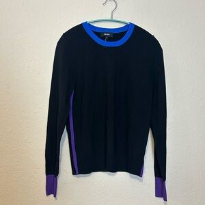 ME+EM Wool Color Block Sweater Size Small